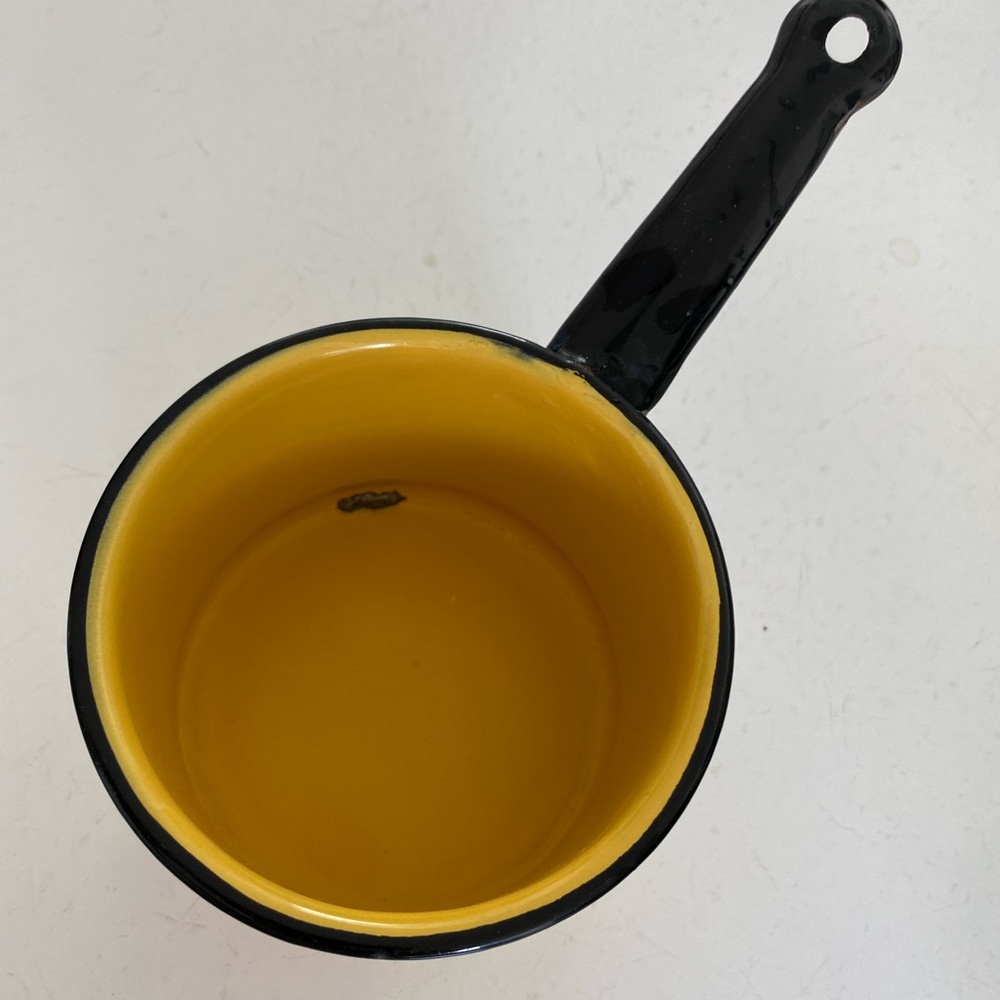 Vintage Enamelware Sauce Pan - Picture 3 of 6